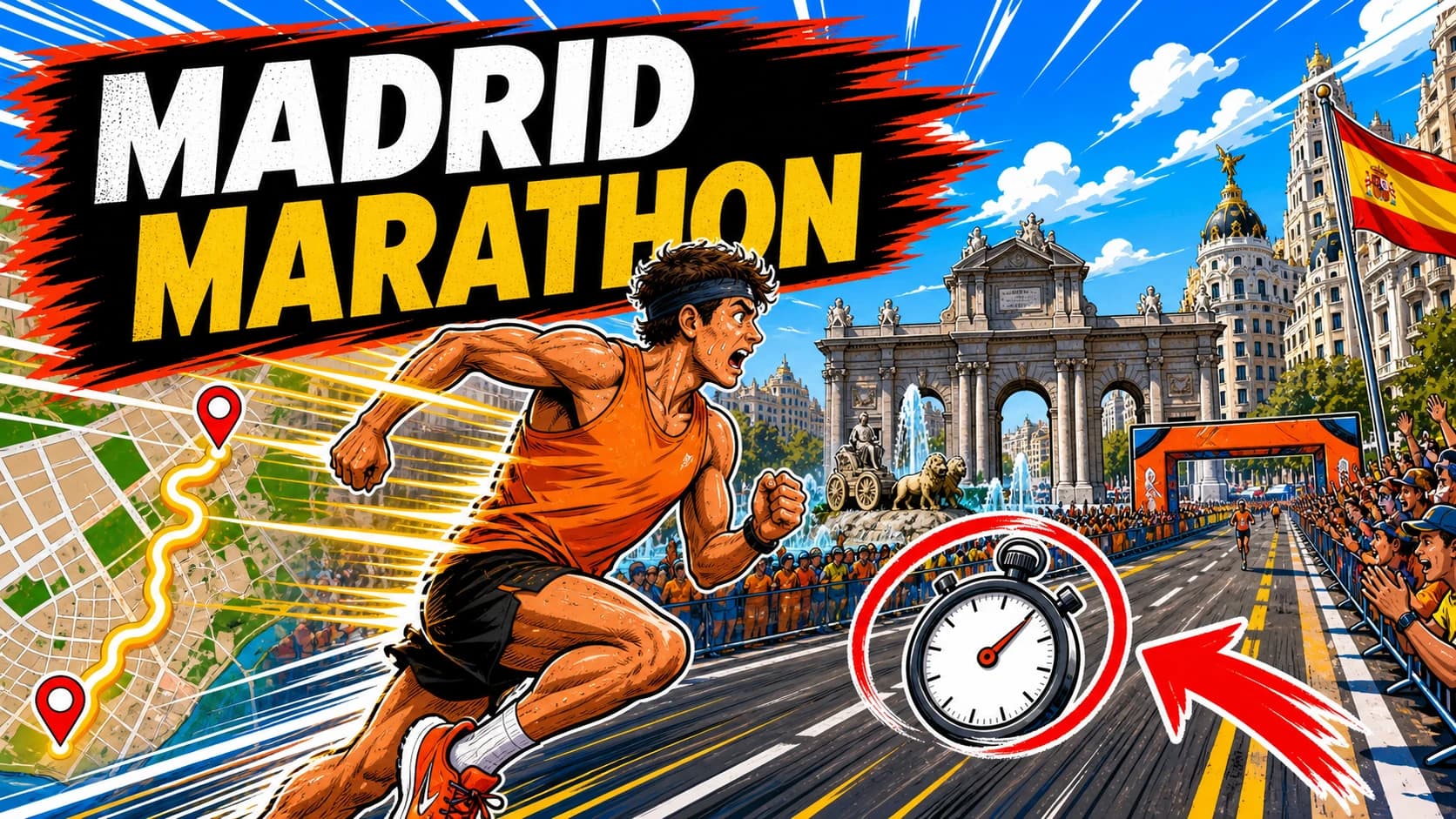 Guía Completa EDP Maratón de Madrid 2027 — Recorrido, Desnivel, Logística y Cómo Prepararla