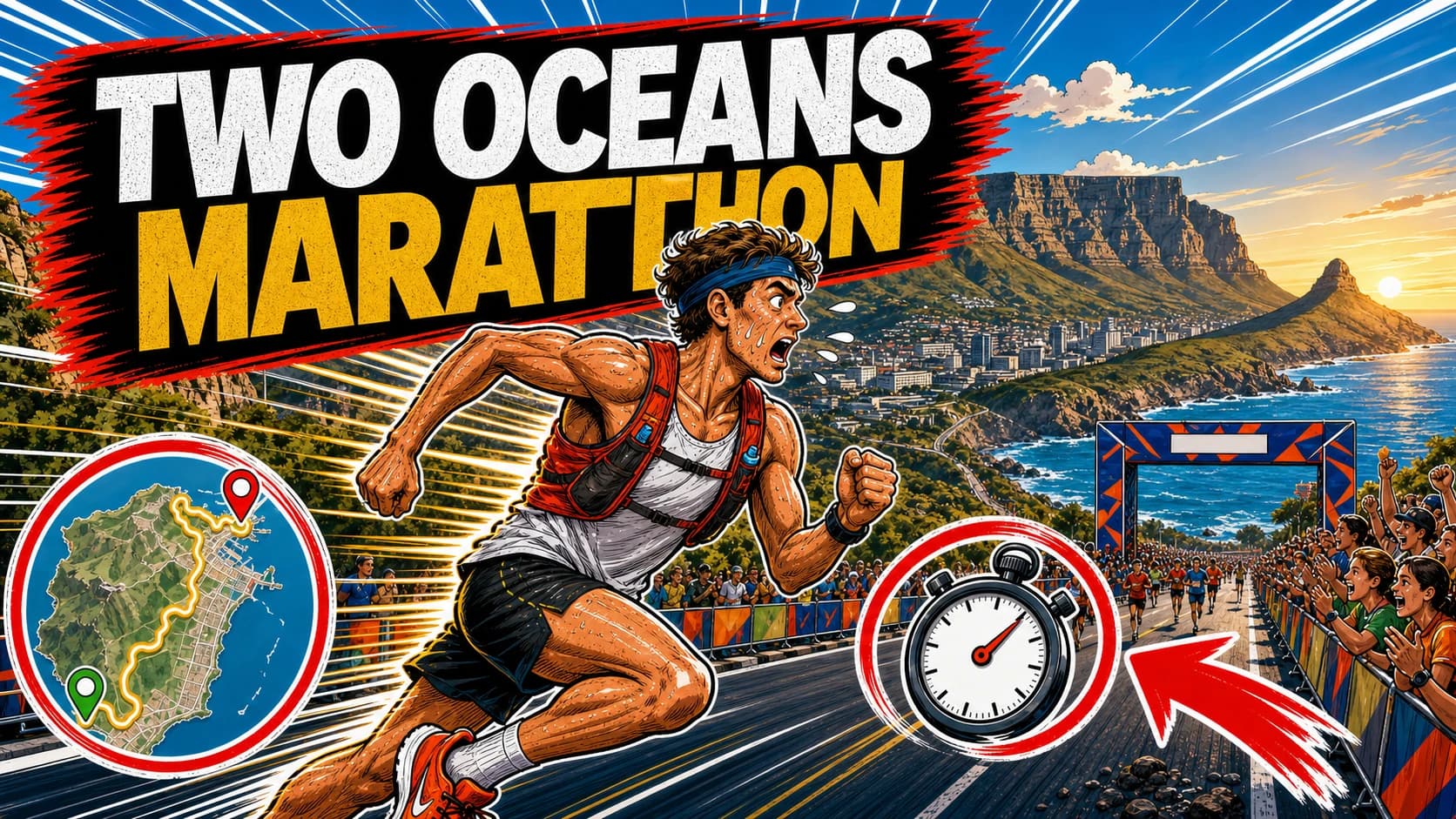 Guía Completa Two Oceans Marathon 2027 — La Ultra Más Bella del Mundo (56K Cape Town)