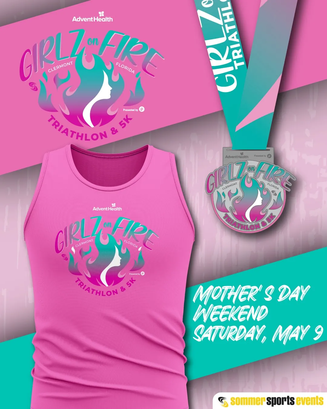 Adventhealth Girlz on Fire Women's Triathlon & 5K