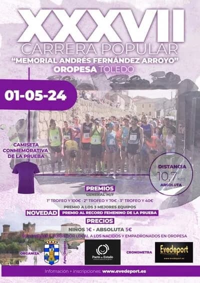 "Carrera Oropesa ""Memorial Andrés Fernández Arroyo"""
